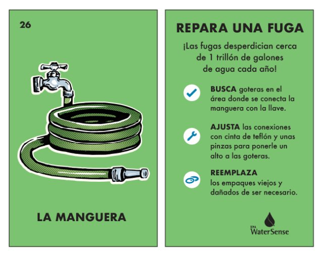 Ilustración de una manguera de agua.