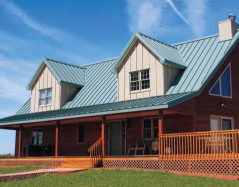 House with a cool roof