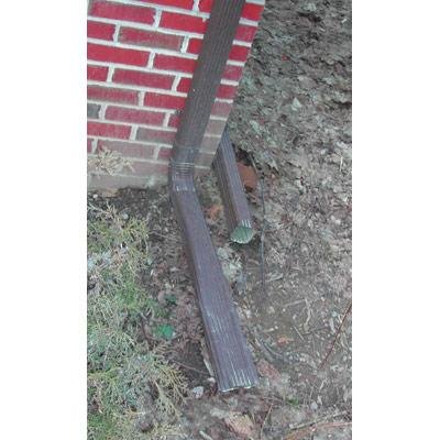 image of a rain gutter downspout