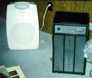 image of two dehumidifiers