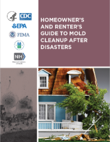 Cover of homeowner-renter guide mold cleanup afte flood