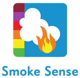 el logo del la app smoke sense