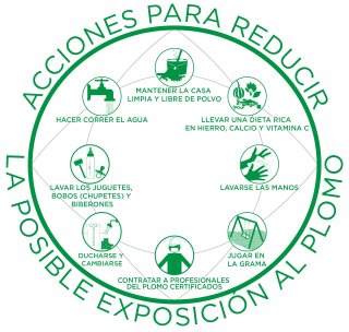 8 acciones para reducir la posible exposición al plomo