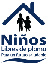 Simbolo de ninos libres de plomo para un futuro saludable en azul con fondo transparente